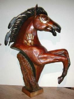 Red Horse by Christopher Powell's art found at The Native American Trading Company in Denver Colorado