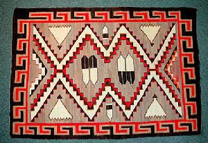 Native American Trading Company Navajo Teec Nos Pos-Style Rug Pictorial, Blankets and Tapestries and Rugs to choose from.