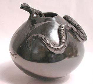 Matia Ortiz/Casa Grande Pottery can be found at the Native American Trading Company